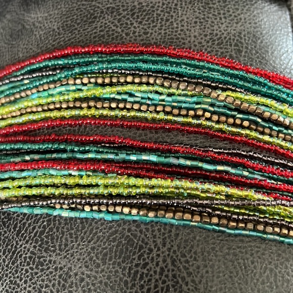 Rahab’s Rope 17 Strand Beaded Necklace - Picture 7 of 8